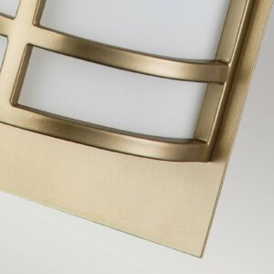 Svítidlo FEISS mosaz/bílá ocel/sklo