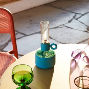 Svítidlo Fatboy světle modrá borosilikátové sklo/silikon