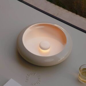 Svítidlo Fatboy bílá ocel/ABS/silikon