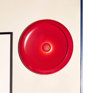 Svítidlo Fatboy červená ocel/ABS/silikon