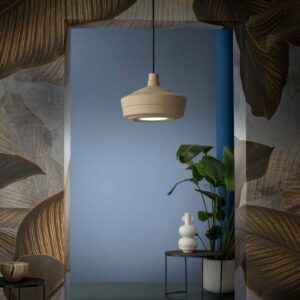 Svítidlo Ferroluce hnědá Keramika