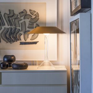 Svítidlo Foscarini žlutá/čirá Sklo/kov