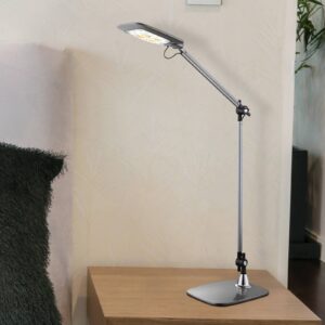 Svítidlo Globo stříbrošedá/černá hliník/plast