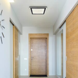 Svítidlo Globo černá/opálová kov/zrcadlený plast