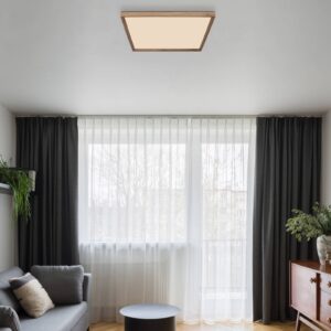 Svítidlo Globo tmavé dřevo/bílá MDF/plast/kov