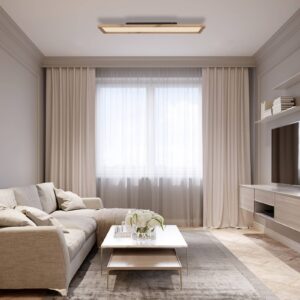 Svítidlo Globo tmavé dřevo/bílá MDF/plast/kov