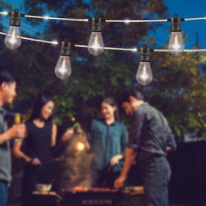 Svítidlo Globo černá/čirá plast