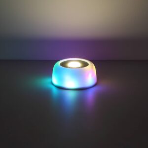 Svítidlo Globo bílá/zelená/černá plast/silikon/textil