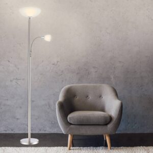 Svítidlo Globo chrom/nikl matný/satinovaný kov/sklo