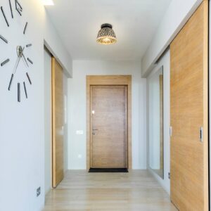 Svítidlo Globo přírodní/černá bambus/kov