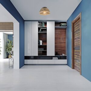 Svítidlo Globo přírodní/černá bambus/kov