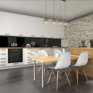 Svítidlo Globo přírodní/černá bambus/kov