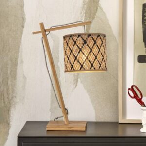 Svítidlo Good & Mojo světlé dřevo/přírodní/černá bambus