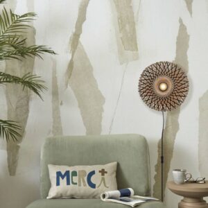 Svítidlo Good & Mojo přírodní/černá bambus/železo/textil