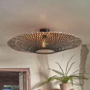 Svítidlo Good & Mojo černá/přírodní bambus/železo