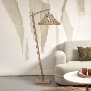 Svítidlo Good & Mojo světlé dřevo/přírodní/černá bambus