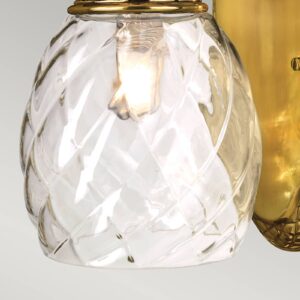 Svítidlo HINKLEY brynýrovaná mosaz/čirá mosaz/sklo