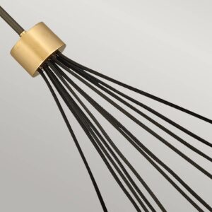 Svítidlo HINKLEY matný bronz/zlatá ocel