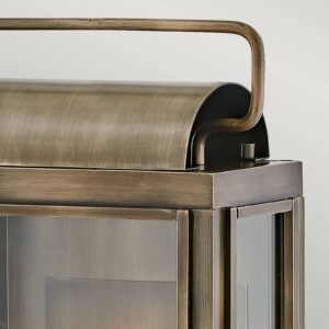 Svítidlo HINKLEY brynýrovaný bronz/čirá hliník/sklo