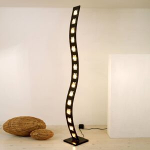 Svítidlo Holländer stříbrná/černá/čirá Železo/křišťálové sklo