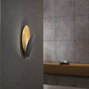 Svítidlo ICONE zlatá/černá hliník