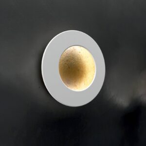 Svítidlo ICONE plátkové zlato/bílá hliník