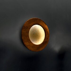 Svítidlo ICONE plátkové zlato/rezavě hnědá hliník