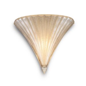 Svítidlo Ideallux zlatý foukané sklo/kov