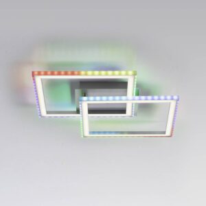 Svítidlo JUST LIGHT. ocel/bílá Hliník/železo/plast