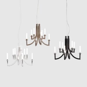 Svítidlo Kartell bronzová matná Polykarbonát z obnovitelných průhledných surovin