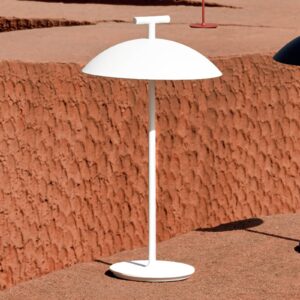 Svítidlo Kartell bílá ocel s polyesterovým potahem