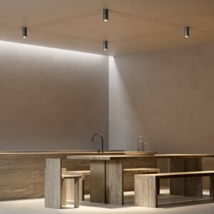 Svítidlo Kundalini matná černá hliníkový odlitek/technopolymer