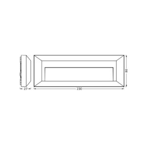 Svítidlo LEDVANCE tmavě šedá Polykarbonát