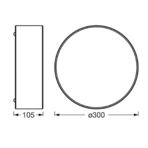 Svítidlo LEDVANCE béžová textil/ocel/PVC