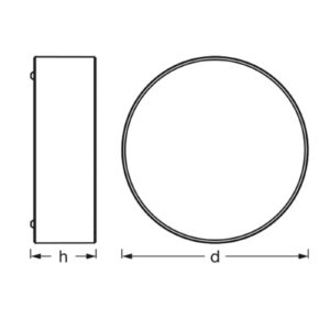 Svítidlo LEDVANCE černá textil/ocel/PVC