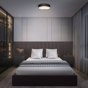 Svítidlo LEDVANCE černá textil/ocel/PVC