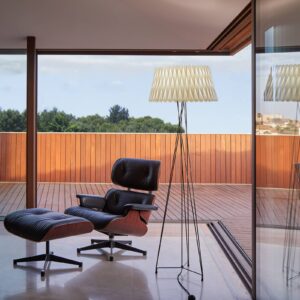 Svítidlo LZF LamPS černá/slonovina dřevěná dýha/kov/akryl