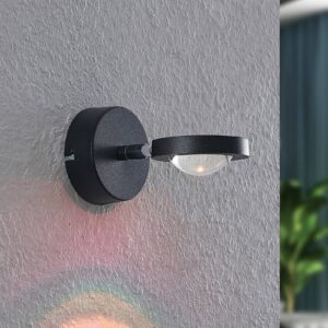 Svítidlo Lindby černá kov/sklo