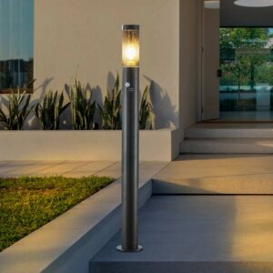 Svítidlo Lindby černá/průhledná Iron