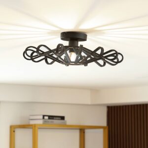 Svítidlo Lindby černá Iron