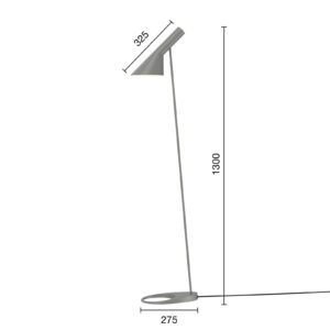 Svítidlo Louis Poulsen šedá Ocel/tlakový zinkový odlitek