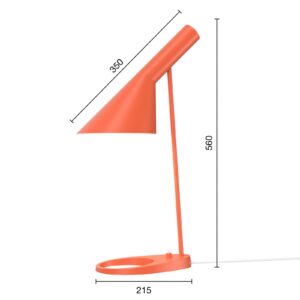 Svítidlo Louis Poulsen oranžová Ocel/tlakový zinkový odlitek