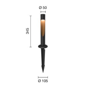 Svítidlo Louis Poulsen černá hliníkový odlitek