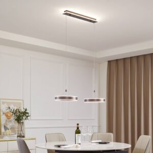 Svítidlo Lucande kávově hnědá/matná bílá Železo/plast