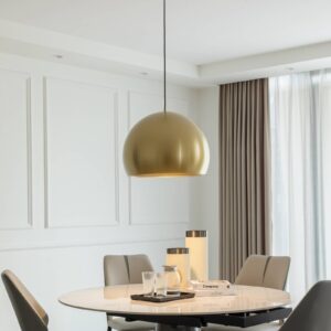 Svítidlo Lucande mosaz Hliník