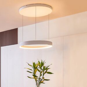 Svítidlo Lucande pískově bílý Železo/plast