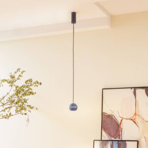 Svítidlo Lucande pískově modrá Hliník