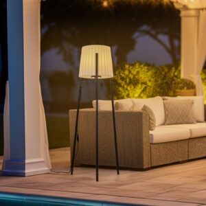 Svítidlo Lucande bílá/černá Plast/hliník