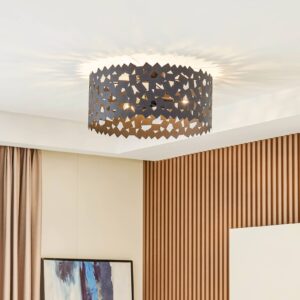 Svítidlo Lucande černá Iron