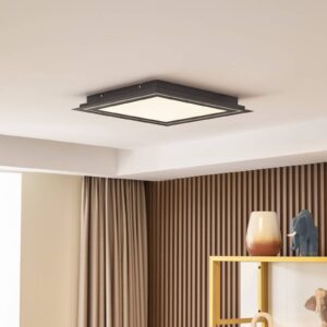 Svítidlo Lucande černá/bílá Železo/plast